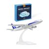 QIYUMOKE Boeing 777 ANA Airlines 1/400 Modellino di Aereo in Metallo Pressofuso con Stand Collezione di Aerei Modello di Compagnia Aerea per Regalo per Gli Appassionati di Aviazione