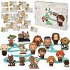 UGEARS Harry Potter Calendario Avvento 2025 - Road to Hogwarts Kit Modello Harry Potter Puzzle 3D con 16 Figurine, 24 Buste Segrete Modelli Regalo di Natale calendari dell'avvento originali 2025