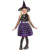 Rubie's Rubies Costume ufficiale da strega ragnatela, per bambini, taglia 3-4 anni, Halloween