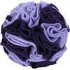 DONGKER Sniffing Ball per Cani,6/8 Giocattolo Palla da Snuffle per Cane Lavabile Giocattoli Puzzle per Animali Addestramento e Giochi Interattivi (7.9, viola scuro)