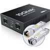 10Gtek® SFP+ Media Converter G0200-SFP (Kit #33), 10GBase-T Reach 30 Meters, SFP+ LR Module, 10 km, SMF, 1310 NM