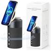 COLSUR Altoparlante Bluetooth, caricabatterie wireless, altoparlanti Bluetooth con luce notturna, stazione di ricarica wireless 2 in 1 per iPhone 16/15/14/13/12 Series, AirPods Pro/4/3/2