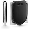 VULKIT Portabanconote Magnetico Slim in Vera Pelle Portacarte di Credito Porta banconote, Potente Magnete Contiene 20 x Banconote Piegate