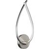 Eglo LED lampada da parete Palozza 1, illuminazione da parete curva per interno in metallo in nichel opaco, lampada da soggiorno, luce da sala, illuminante bianco caldo