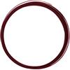 Vaessen Creative Filo di Ferro Modellabile Piatto da 5 m x 1 mm x 3,5 mm Oxblood (Rosso) - Filo Flessibile per Creazioni Floreali, Realizzazione di Gioielli e Modellismo