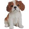 Hi-Line Gift Ltd Statua cucciolo di re Carlo seduto