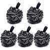 JollyJelly 5 Pack Bagno doccia spugna JollyJelly Mesh Bath Loofahs spazzola per il corpo spazzola per le donne gli uomini esfoliare la pelle pulita lenire la pelle (60/PCS)