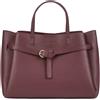 Emanuela Biffoli Borsa Tote con Fibbia Bordeaux