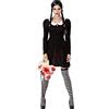 Atosa Costume Bambina Fantasma Taglia Adulto Nero M
