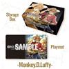 BANDAI GAMES - ONE PIECE CARD GAME - PLAYMAT & STORAGE BOX SET - MONKEY D. LUFFY - ENG