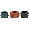 Serax - Set di 3 Molly - Multicolore - Gres smaltato - Designer Marie Michielssen