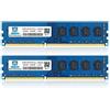 Motoeagle DDR3 DDR3L 1600 MHz UDIMM RAM 16GB Kit (8GBx2) PC3 PC3L 12800U 8GB 2Rx8 1.35V/1.5V 240-Pin Non-ECC Unbuffered Memoria Desktop