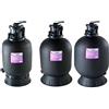 Hayward Filtro a Sabbia con Valvola Superiore a 6 Vie Hayward PowerLine per Piscina 10 / 14 m3/h