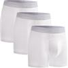 Gagli Boxer da uomo, set di 3, biancheria intima in modale, ultra morbida, con design traspirante e senza etichetta, Nero , S
