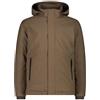 CMP - Giacca da uomo in softshell con cappuccio removibile, Corteccia, 50
