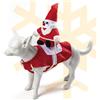 Leopet costume da babbo natale per cani L 60-78cm