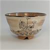 Tanaka Keihou Kyo Ware scatola ciotola matcha smaltata oro colorata ceramica ...