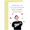 Comting Ted Lucky Tree - Biglietto romantico per San Valentino, per marito, fidanzato, divertente, per anniversario