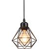 PETITES ECREVISSES Lampada a sospensione E27 Vintage Industriale Lampada a Soffitto A Sospensione Nero Retro Illuminazione Per Cucina Sala da Pranzo Soggiorno