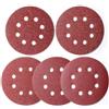 AniSqui Dischi Abrasivi ø125mm, 100 pezzi Carta Abrasiva 8 fori, 20 x 40/60/80/120/180 Grana Ideale per Levigatrice Orbitale