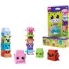 Simba 105952627 - Bloxies (4 Pezzi) - mattoncini Animali da impilare e Collezionare, dai 3 Anni