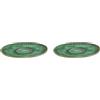 Serax - per Verde Lanza Tazzina per cappuccino Set di 2 Verde Lanza - Verde - Gres smaltato - Designer Pascale Naessens
