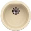 Apell Lavello da Incasso 1 Vasca Tonda Circolare diametro 45 cm Granito Avena Serie Pietra Nobile Apell PTNR45GO