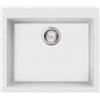 Apell Lavello da Incasso 1 Vasca Monovasca 57 x 50 cm con fascia miscelatore Granito Bianco Serie Pietra Nobile Apell PTN570GW