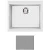Apell Lavello da Incasso 1 Vasca Monovasca 57 x 50 cm con fascia miscelatore Granito Cemento Concrete Serie Pietra Nobile Apell PTN570GC