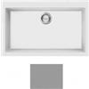 Apell Lavello da Incasso 1 Vasca Monovasca 79 x 50 cm con fascia miscelatore Granito Cemento Concrete Serie Pietra Nobile Apell PTN790GC