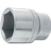 Hazet 1000-22 Inserto Chiave a Bussola Esagonale, Argento, Attacco Quadro, Cavo, 20 mm 3/4 di Pollice