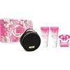 Versace Bright Crystal Absolu - Eau De Parfum Donna 90 Ml + Body Lotion 100 Ml + Shower Gel 100 Ml + Astuccio