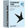 Schwalbe Camera d'aria SCV19 40 mm 40-62/584-635