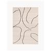Ferm Living Tappeto in iuta tessuto a mano Gesso
