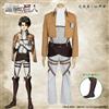 CosUme Attack on Titan Levi Ackerman Survey Corps Special Cosplay Set Taglia M-L Gia...