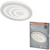 OSRAM SPIRAL OVAL plafoniera LED, bianco, 63W, 5500lm, diametro 720mm, distribuzione della luce molto omogenea, luce indiretta, lunga durata, 3000K