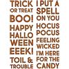 Sizzix Set di fustelle Sizzix Thinlits 9PK Bold Text Halloween da Tim Holtz | 665995 | Capitolo 3 2022