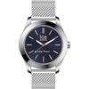 ICE-WATCH - ICE steel solar - Orologio da uomo con bracciale in metallo (Medium), Argento e blu