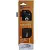 Bricard 2652 serratura a mortasa catenaccio a 1/2 giro reversibile asse 45 testiera acciaio laccato Cancelleria senza cilindro, Nero