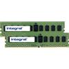 Integral 16GB [2x8GB] SERVER RAM MODULE KIT DDR4 2666MHZ PC4-21300 REGISTERED EC
