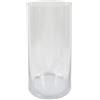DUE ESSE DISTRIBUZIONI Vaso Cilindro H 38 Cm D 20 Cm Vetro Natural Scatola Regalo