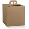 Scotton Quadrella Portapanettone Natale 210 x 210 x 220 Mm Avana 1 Pz