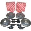 Febi Bilstein Dischi Freno + Pastiglie Anteriori + Posteriore Ford Focus - C-Max 59997799 Febi
