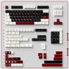 Sumgsn - Set di 173 copritasti profilo Cherry stampati a doppia iniezione per tastiera meccanica a 61/64/87/104/108 tasti con interruttori Cherry Mx e layout Alice, crema/marrone (Rome)