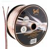 SeKi Cavo per altoparlante, 2 x 0,75 mm², 100 m, trasparente, CCA