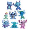 Disney Stitch Cofanetto deluxe 8 figurine stitch angel e scrump - disney