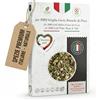Condiviso GIFT - Rub BBQ Spezie Barbecue e Air Fryer con Sale Integrale di Trapani - Mix Erbe Aromatiche per Pollo Maiale Hamburger e Pesce - Condimento Naturale 50g