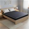 AC Pacific Materasso in memory foam impermeabile da 15,2 cm, prodotto negli Stati Uniti, con elegante tessuto traspirante trapuntato a diamante, distribuisce il peso in modo uniforme, Twin Deluxe, blu