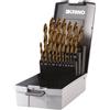 KRINO Serie 25 punte HSS per trapano con geometria a gradino STEP+ Krino 01402302
