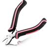 LEONTOOL Mini pinze da taglio diagonale da 10,7 cm, per fiori artificiali, taglierine laterali, pinze per la creazione di gioielli, tronchesi diagonali per fili, cravatte, artigianato, strumento rosa